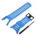 thumbnail image 2 of Correa de repuesto de caucho para reloj Suunto Ambit 1, 2 y 3 con destornillador y herramienta. Azul negro, 2 of 9