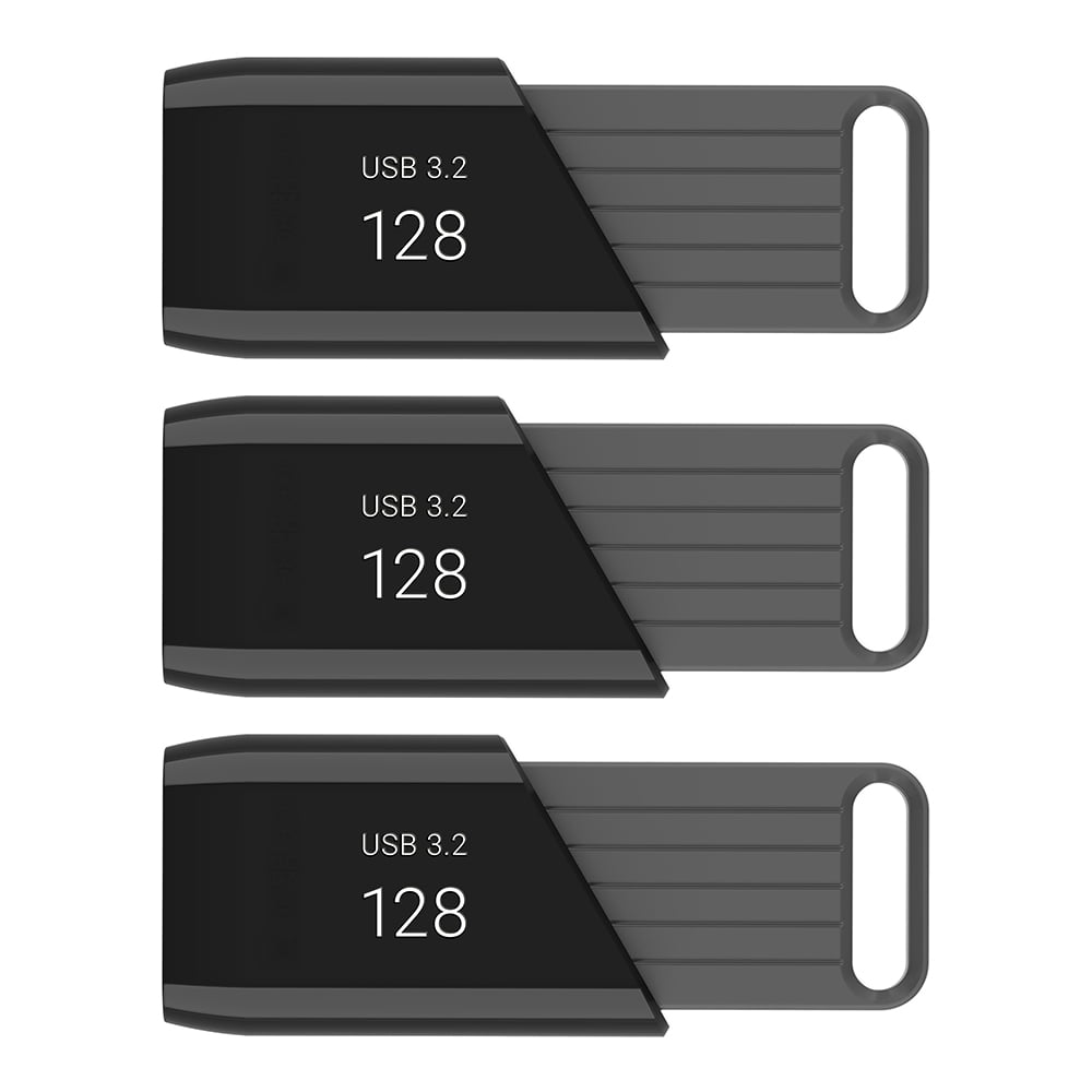 PNY 128GB Attaché X USB 3.2 Gen 1 Flash Drive, Advanced Performance Up to 130MB/s Read, Everyday Data Store & Transfer, Reliable Portable Storage, Durable, Type-A, Computers, Laptops, Desktops, 3Pack