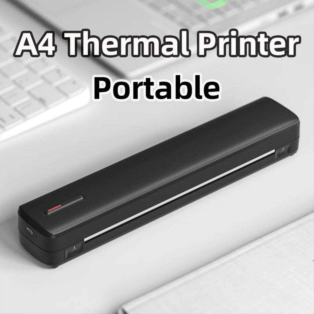 Mini A4 Tattoo Printer Portable Wireless Stencil Printer Tattoo Transfer Thermal Copier Comes Black