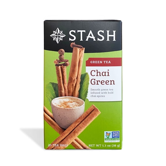 Stash Tea Green Chai Tea, 20 Ct, 1.3 Oz