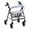 Coloured Scales, variant on HELLHERO Halloween Print Seat and Backrest Covers and Walker Covers for Seniors Adult Removable and Washable Easy Installation Fit Walkers