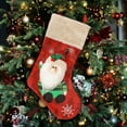 Christmas Stockings Featuring Santa Snowmen Reindeer Penguins Design