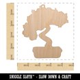 thumbnail image 2 of Bonsai Tree Solid Wood Holiday Christmas Tree Ornament Unfinished DIY Pre-Drilled Craft, 2 of 7