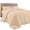 Beige, variant on Utopia Bedding Full Comforter Duvet Insert, Quilted White Comforter with Corner Tabs, Box Stitched Down Alternative Comforters Full Size 82 x 86 inches