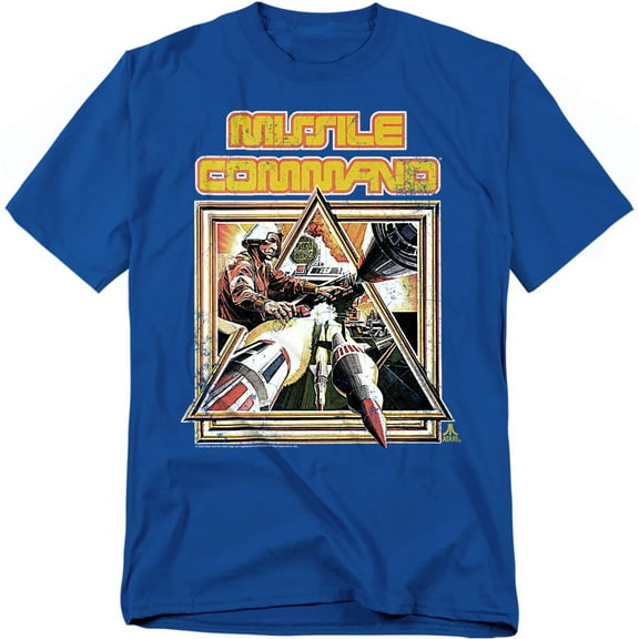 Atari T-Shirt Missle Commander Unisex Graphic Tee For Men & Women