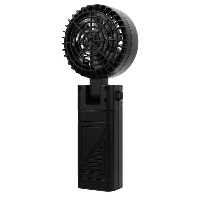 Foldable Portable Fan, USB Rechargeable Foldable Personal Fan Personal Pocket Fan with 6 Wind Speed Digital Display Detachable Head Lanyard Neck Fan for Indoor Outdoor