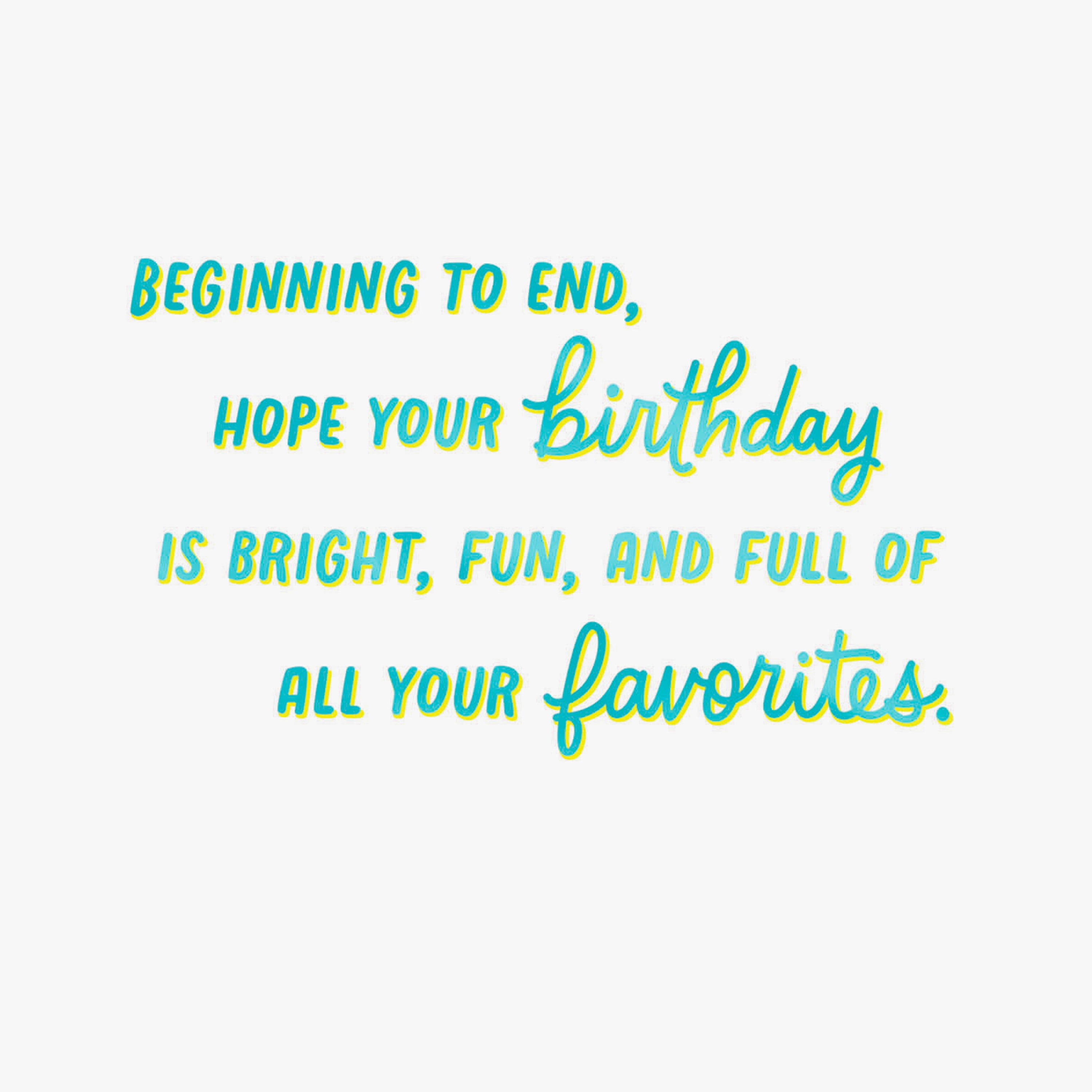 Hallmark Gift Card Greeting Birthday Card for Her (Have The Best Day)