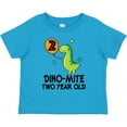 thumbnail image 3 of Inktastic 2nd Birthday Dinosaur Party Two Year Old Boys Toddler T-Shirt, 3 of 5