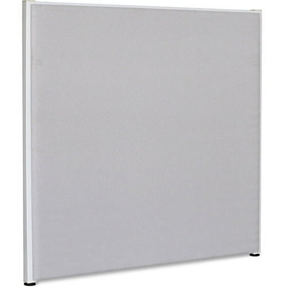 Lorell Gray Fabric Panels 60.8" Width x 60" Height - Steel Frame - Gray