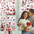 thumbnail image 5 of Valentines Day Window Clings - Cuttable Heart Stickers for Glass, Mirror, Home Decor - Removable & Reusable Valentines Decorations for Office, Classroom, Party by PALIFEUR, 5 of 7