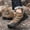 Brown, variant on Mens Shoes Round Toe Outdoor Casual Safety Boots Lace Up Work Hiking Shoes Shoes