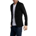 thumbnail image 2 of INSPIRE CHIC Big & Tall Men Solid Color Pockets Long Sleeve Knit Blazer, 2 of 6