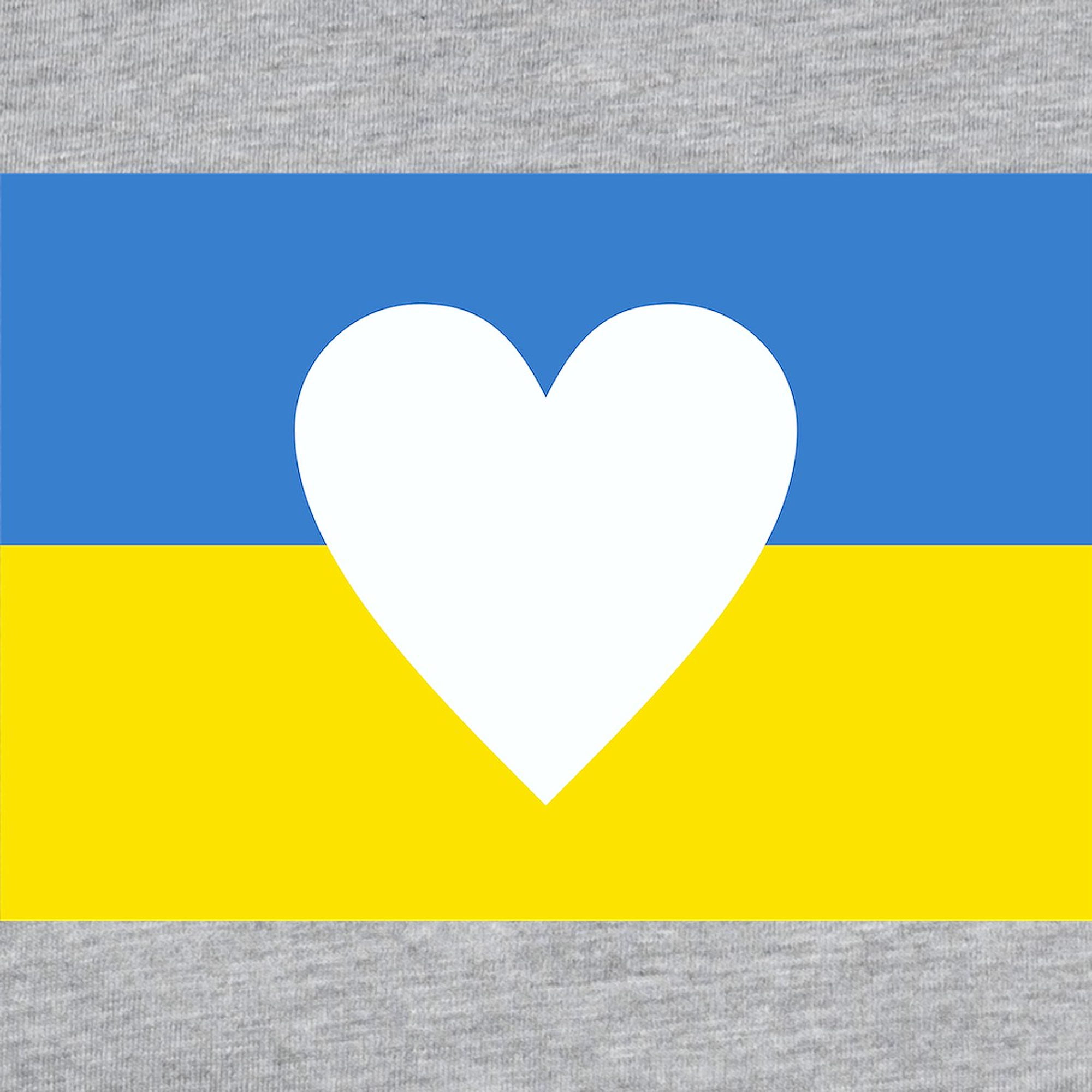 CafePress - Ukraine Heart Long Sleeve T Shirt - Womens Baseball Tee