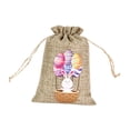 thumbnail image 2 of Bolsa con cordón para golosinas de Pascua, bolsa para envolver dulces, bolsa para galletas, bolsa para fiesta de Pascua Estilo E, 2 of 9