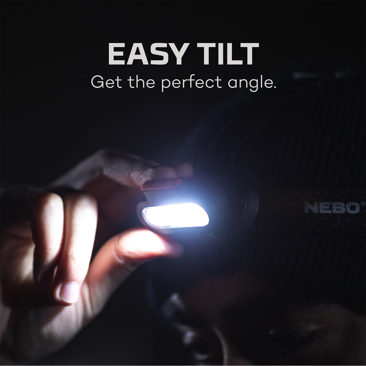 Nebo Einstein 1500 FLEX Powerful Headlamp/Compact Low Profile Headlamp/5 Light Modes/Available in 400 Lumens, 750 Lumens, 1000 Lumens, 1500 Lumens/ Batteries included