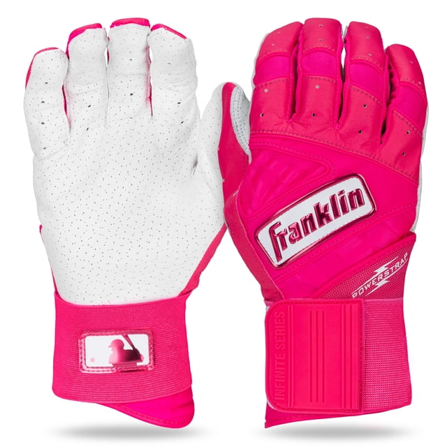 Guantes de bateo Franklin Sport MLB Infinite Powerstrap Pink