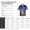 thumbnail image 6 of Lsque Magic Mushrooms ,Fireflies pattern Hawaiian Shirt for Men, Unisex Summer Beach Casual Short Sleeve Button Down Shirts-3X-Large, 6 of 9