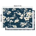 thumbnail image 6 of Pioneer Flower Floral Print Pattern Summer Placemats Table Placemats Set Of 4-Linen Kitchen Washable Placemats Table Mats 12x18 Inch Non-Slip Heat Resistant, 6 of 6