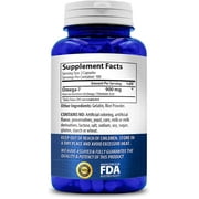 NasaBeahava Omega-7 Plant-Based Sea Buckthorn Oil Antioxidant Supplement, 900mg, 200 Capsules