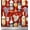 Apple Red, variant on Soimoi polyester Crepe Fabric Grapes,Wine Glass & Bottle Print Fabric by Yard 42 Inch Wide