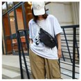 thumbnail image 4 of Jumpingount Bolso de hombro para mujer, bandolera de nailon, bolso de bolsillo con cremallera, bolsa con compartimento, monedero para exteriores, Bolsas de mensajero y de hombro Jumpingount AP012205-00, 4 of 6