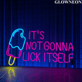 thumbnail image 3 of Glowneon It's Not Gonna Lick Itself Led Sign, Popsicle Ice Cream Neon, 3 of 5
