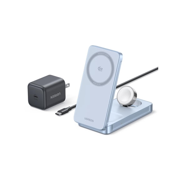 Cargador inalámbrico plegable Magflow de 25 W 3 en 1 UGREEN