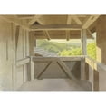 thumbnail image 2 of Carl Theodor Reiffenstein 14x11 Black Ornate Wood Framed Double Matted Museum Art Print Titled: Outlook from the High Seat at Wasenkit Near Braunfels Via the Surrounding Forest Landscap, 2 of 5