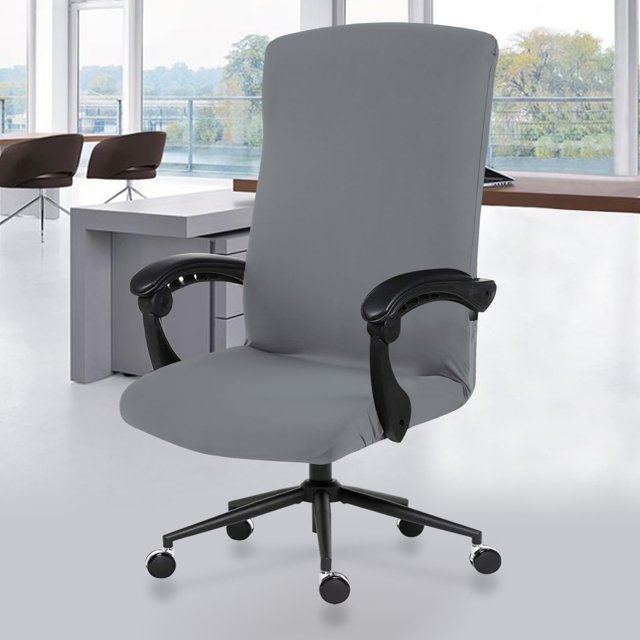 Funda para silla de oficina Diva en Camino, poliéster duradero, gris