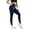 Navy, variant on HBFAGFB Women's Yoga Pants Casual Workout Running Leggings with Pockets Fashion Clothing Navy Size XL