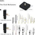 thumbnail image 6 of Quartz Clock Mechanism Kit, Wall Mechanisms Mattery Powered Replacement, Replacement DIY Repair Parts, 6 of 7