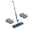 5, variant on lanema Large Flat Mop Set Absorbent Cloth 360° Rotation with Microfibre Mop Pads