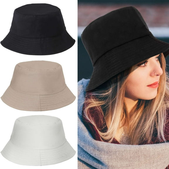 Gustave Bucket Hat for Men Women Beach Sun Hat Fisherman Caps Foldable Packable UV Protection Wide Brim Travel Hats for Summer Outdoor Fishing "Black"