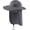 Dark Gray, variant on Prefer Mens UPF 50+ Sun Protection Cap Wide Brim Fishing Hat with Neck Flap Sun Hat for Men Women