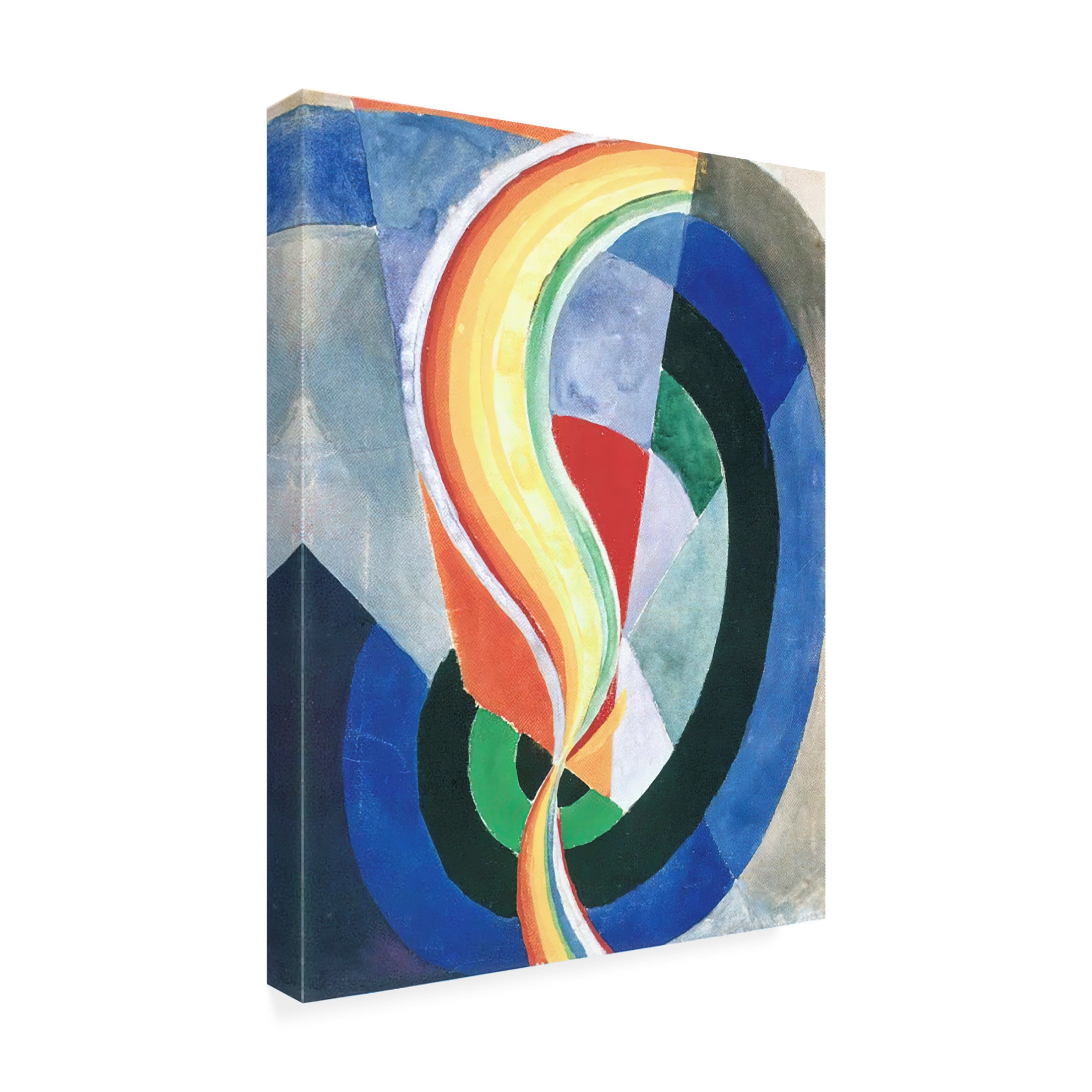 Canvas Wall Art - Vintage Apple Collection 'Helice Robert Delaunay' Wall Art for Living Room, Bedroom, or Office Décor by Trademark Fine Art - 18 x 24 Inches