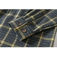 thumbnail image 5 of SSLR Flannel Shirts for Men, Long Sleeve Button Down Shirt Lightweight Plaid Brushed Casual, 5 of 8