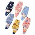 thumbnail image 5 of Dlasu Big Girls' Cartoon Print Cute Pajama Pants Elastic Waist Children's Loose Winter Warm Cozy Sleep Pants, 5 of 5