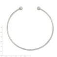 thumbnail image 3 of 925 Sterling Silver Reflections Choker/Cuff Necklace; for Adults and Teens; for Women and Men, 3 of 3
