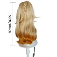 thumbnail image 3 of Peluca para cosplay Genshins Impacts Xilonens, pelo sintético, 53 cm, 3 of 3