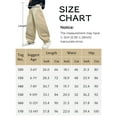 thumbnail image 7 of Happy Cherry Kids Baggy Joggers Boys Cargo Pants Hip Hop Pants Cotton Trousers Casual Sweatpants Elastic Waist Outdoor 9-10 Years Khaki, 7 of 7