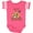 Football Pink and White, variant on Happy Halloween Kittens in a Pumpkin Boys or Girls Baby Bodysuit