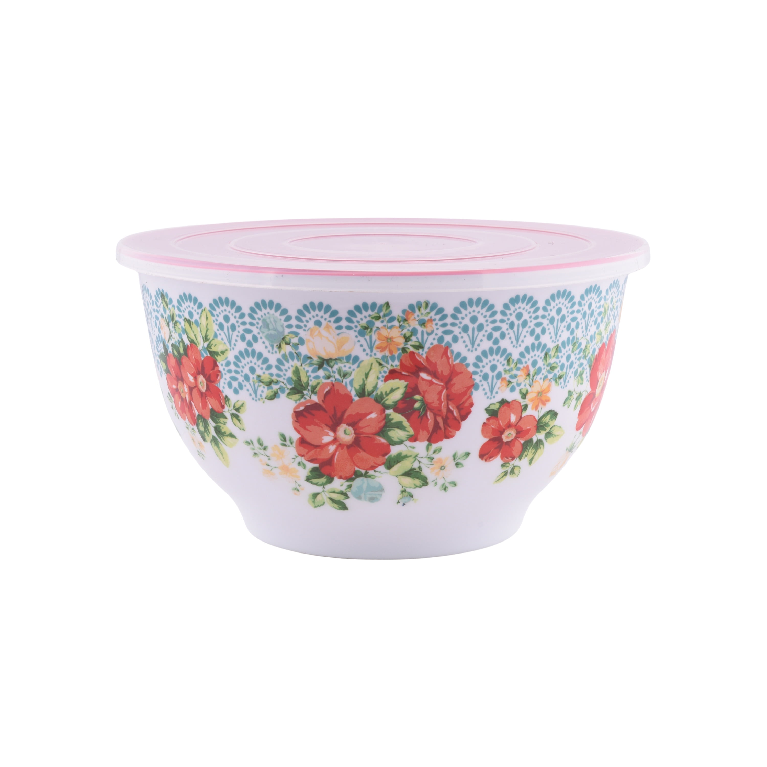 The Pioneer Woman Melamine Mixing Bowl Set, 10 Piece Set, Spring Bouquet