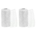 thumbnail image 1 of Unique Bargains 2pcs Decorative Mesh, 5.9in x 10 Yard Mesh Ribbon Roll Foil Metallic for Christmas Tree Decoration, Silver, 1 of 6