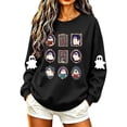 thumbnail image 5 of Tbopshirt Wonmen Halloween Graphic Sweatshirt Crewneck Sweatshirt Cute Printed Long Sleeve Pullover Tops, 5 of 6