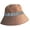 Khaki, variant on CoCopeaunts Large Bucket Hat for Women Fashion Reflective Stripes Men Summer Bucket Cap Packable Outdoor Sunscreen Fisherman Hat