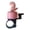 Pink, variant on YIFAEUX Cartoon Dinosaur Bicycle Handlebar Bell Crisp Loud Sound Lightweight Universal MTB Road Mountain Bicycle Grip Handle Alarm Bell Bike Accessories