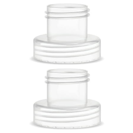 Maymom Conversion Kit Compatible with Medela Sonata, Freestyle Flex, Pump in Style MaxFlow Connector and Compatible with Lansinoh, MAM, Pigeon Bottles; 2pc