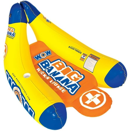 UPC: 4897034341225 | WOW World of Watersports 13-2020 Big Banana Inflatable Lounge 1 Person 2 Cup Holders