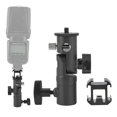 thumbnail image 3 of Swivel Tri Hot Shoe Mount Adapter Flash Light Stand Holder Bracket E Mount Support, 3 of 4