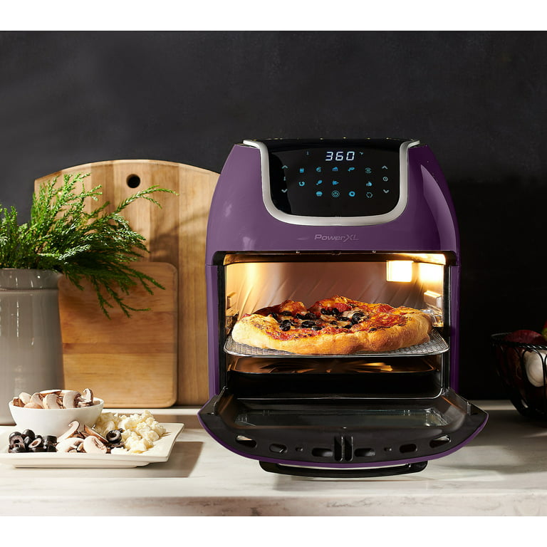 PowerXL Air Fryer Pro Oven 10 QT Vortex Digital Black Recipe Book &  Accessories